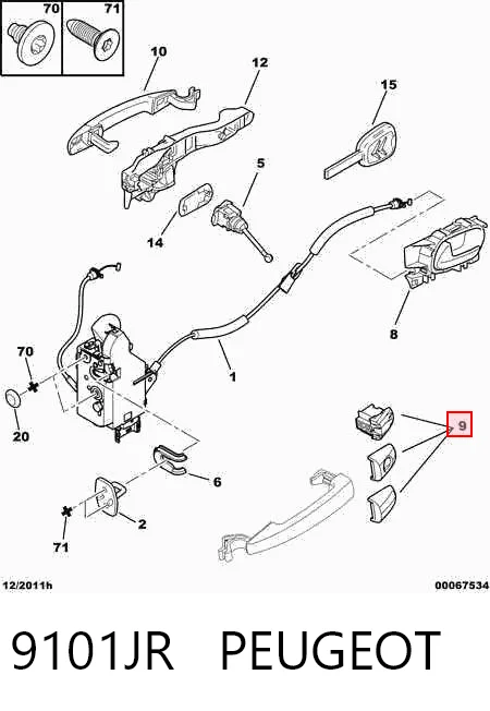 9101JR Peugeot/Citroen 