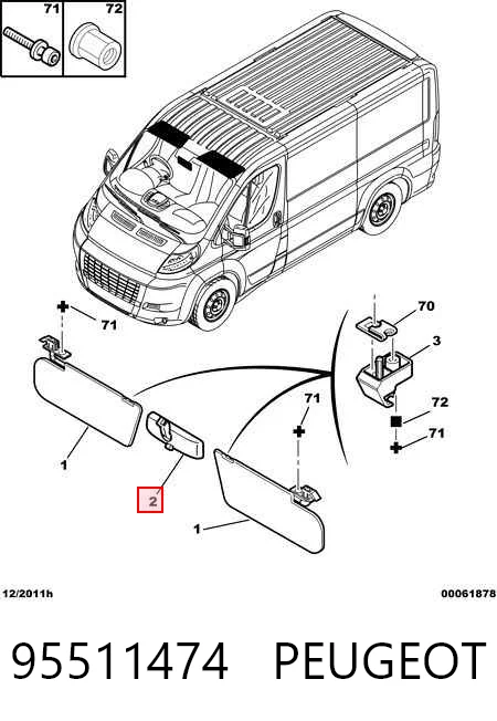Салонное зеркало заднего вида Magneti Marelli RV17001