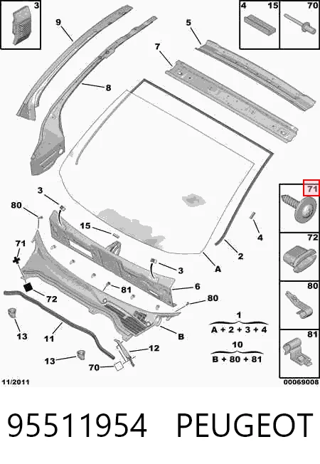  General Motors 95511954 цена, от 0.85 USD