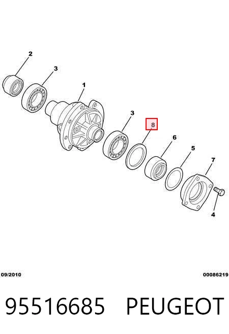 95516685 General Motors Регулятор давления в топливной рейке