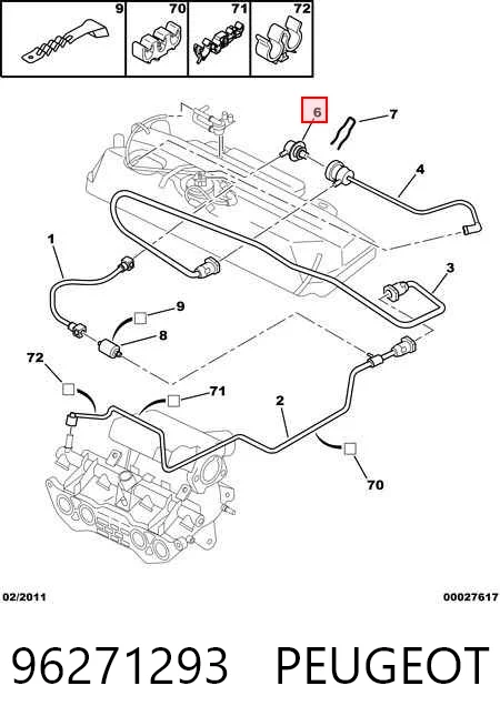 Регулятор давления топлива PW810691 Proton