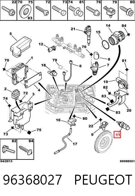 96368027 Peugeot/Citroen Термовыключатель