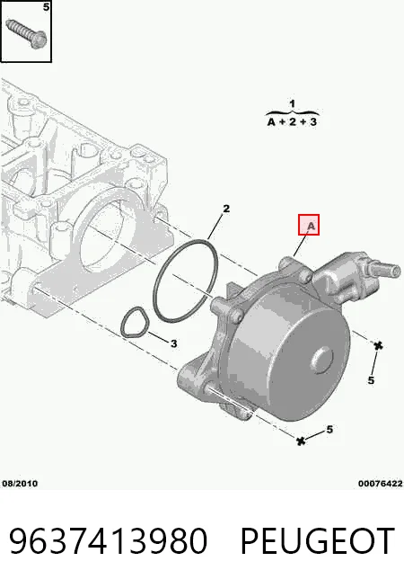 Вакуумный насос 7281440901 Ford