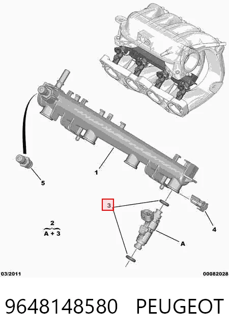 Форсунка инжектора Citroen C4 I хэтчбек (LC) (2004 - 2010) цена, от 24.19 USD