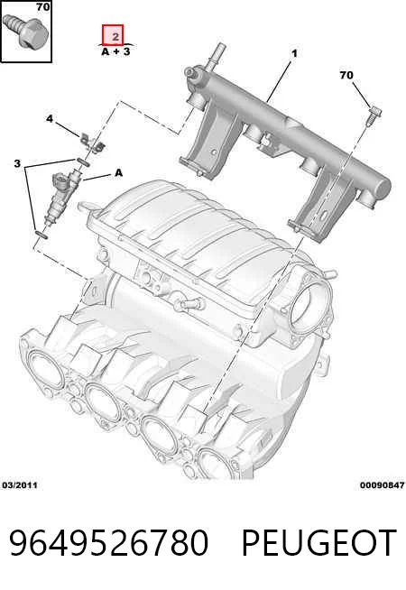 Форсунка инжектора Citroen Berlingo фургон (B9) (2008 - 2018) цена, от 23.56 USD