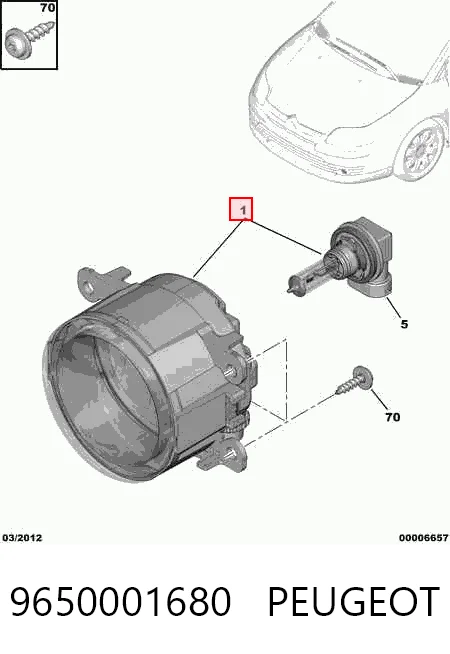 ПТФ Peugeot 407 SW универсал (6E) (2004 - 2011) цена, от 20.09 USD