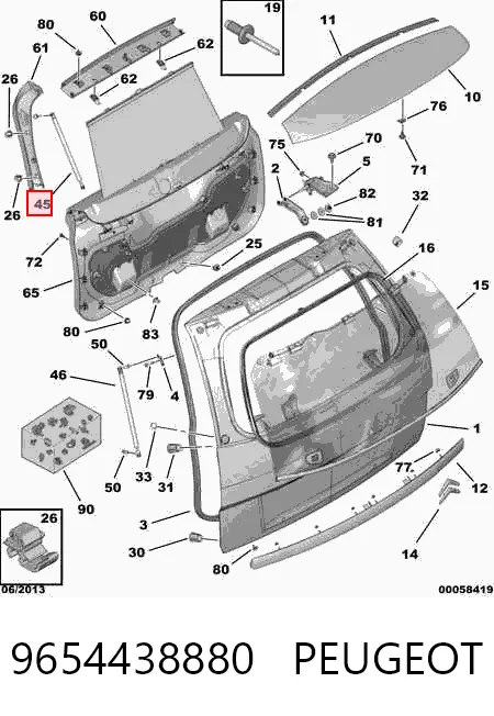 Амортизатор стекла багажника (двери 3/5-й задней (ляды) Magneti Marelli GS0965 цена, от 17.79 USD