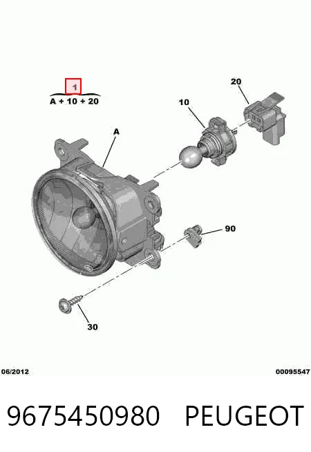 Противотуманки 57B129E Polcar