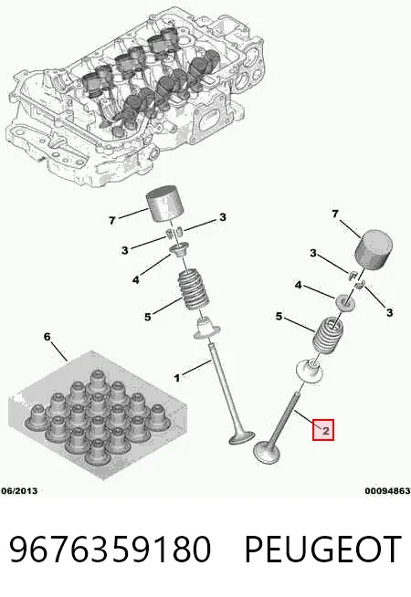 Клапан выпускной Gieffe 2269KNT