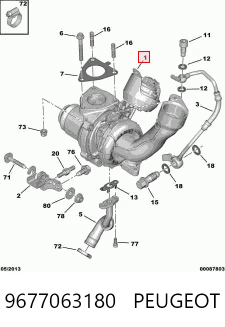 8064995001S Garrett Турбонаддув