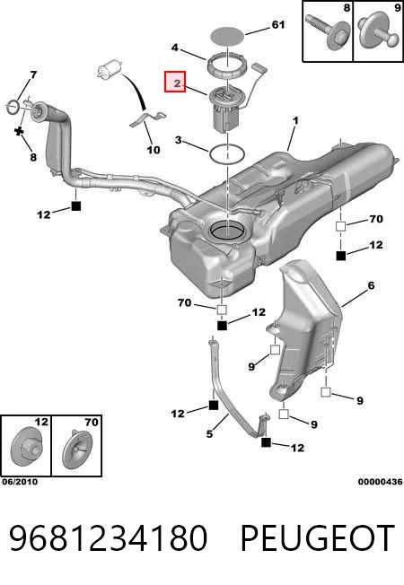 Бензонасос GA2158 Magneti Marelli