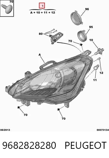 89318031 VALEO Фара