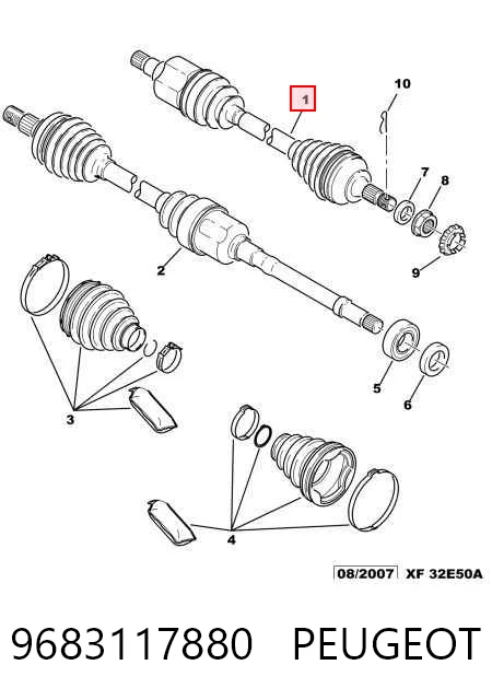 Купить 492318 Maxgear Привод в сборе левый