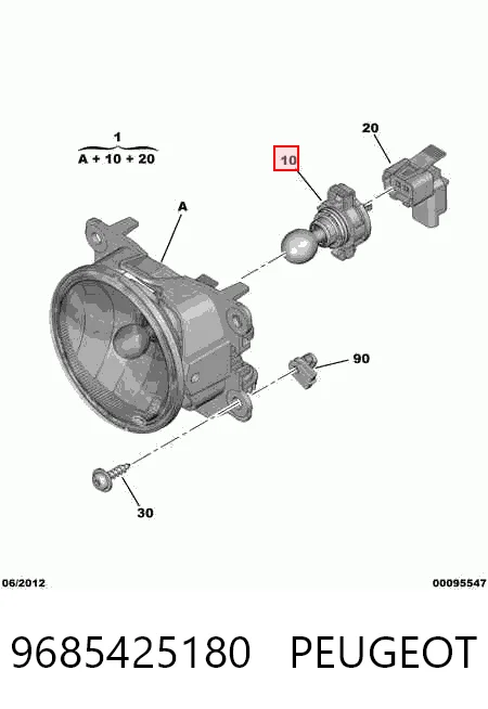 Противотуманки FP2051H0E Depo/Loro/Abakus