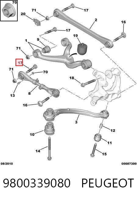 9800339080 Peugeot/Citroen