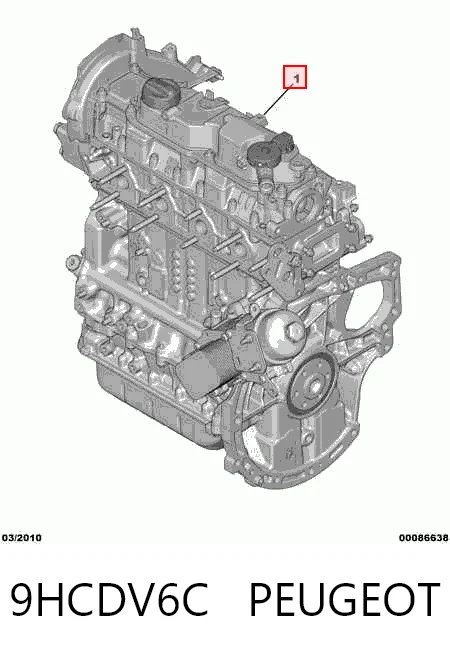  Двигатель Peugeot 308 2
