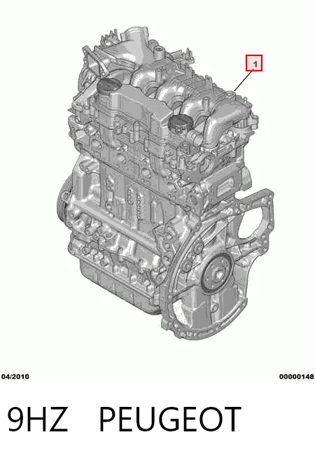 9HZ Peugeot/Citroen Мотор в сборе