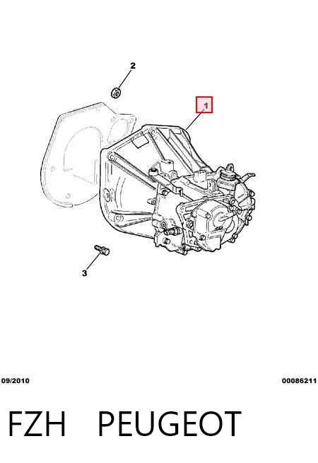 FZH Peugeot/Citroen КПП в сборе