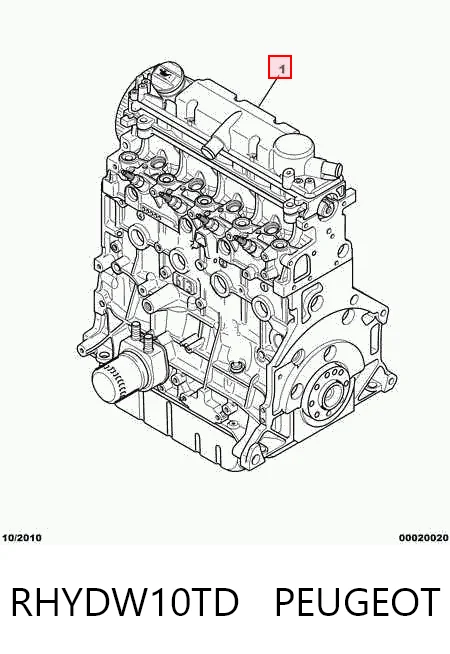  Двигатель Peugeot 406 