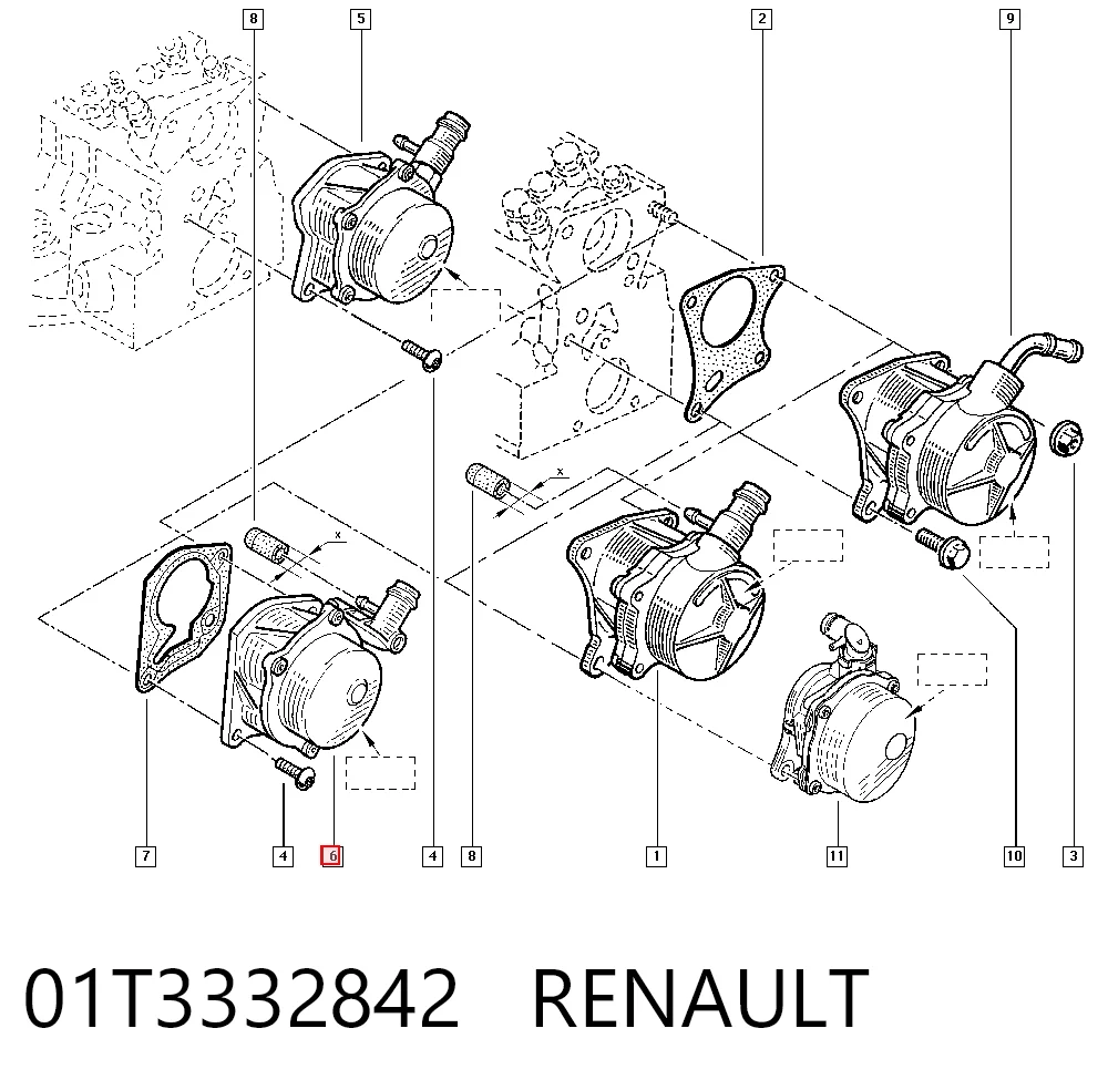 Купить 30621265 Volvo Вакуумный насос