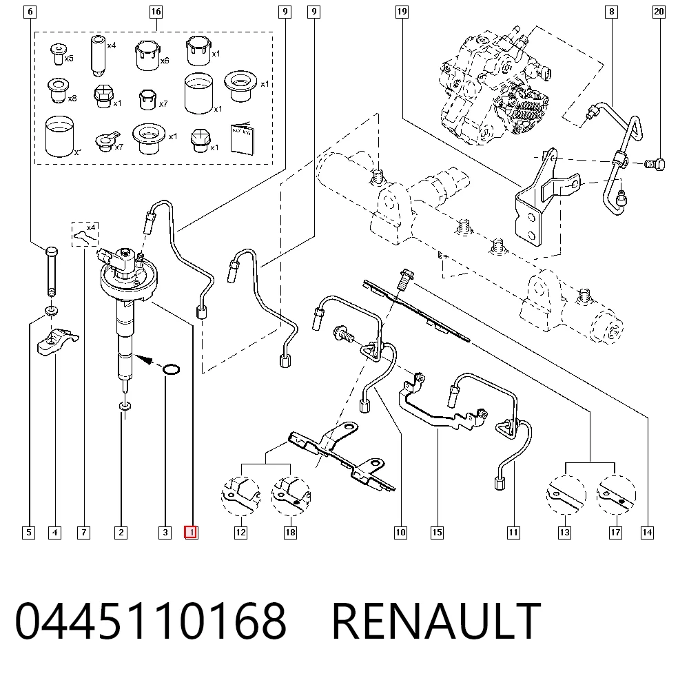 Купить 1660DB002 Bosch Клапанная форсунка
