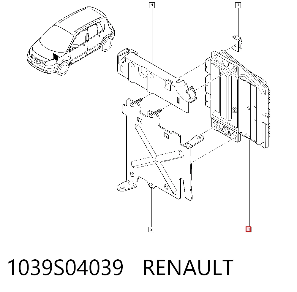 ЭБУ двигателем Renault Scenic GRAND III минивэн (JZ0, JZ1) (2009 - 2016) цена, от 25.24 USD