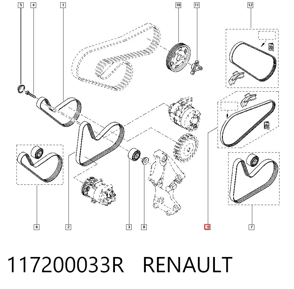 Купить 3PK751ELAST Continental/Siemens Ремень генератора