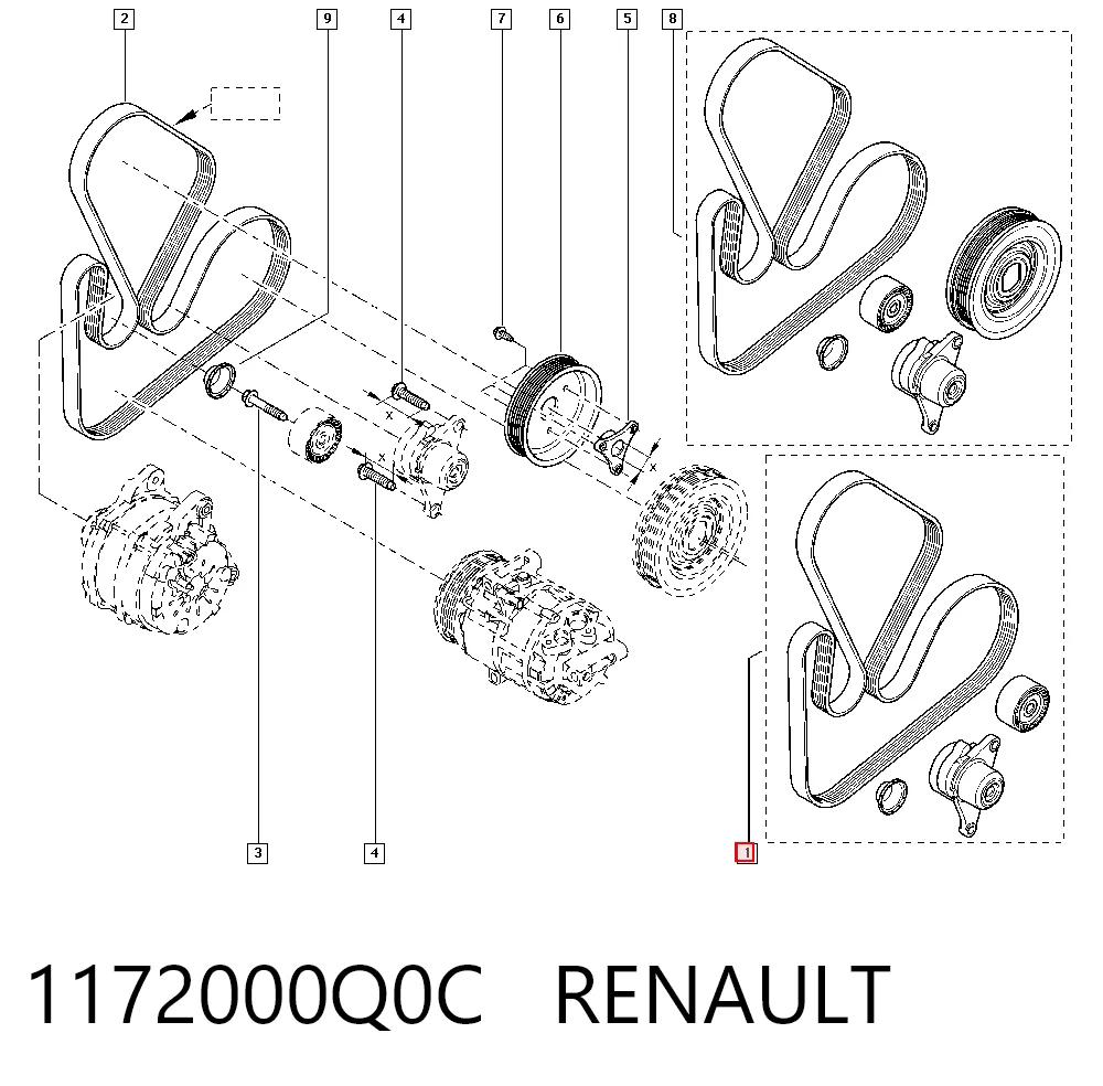 Ремень агрегатов приводной, комплект Dayco DAYKPV217 цена, от 44.29 USD