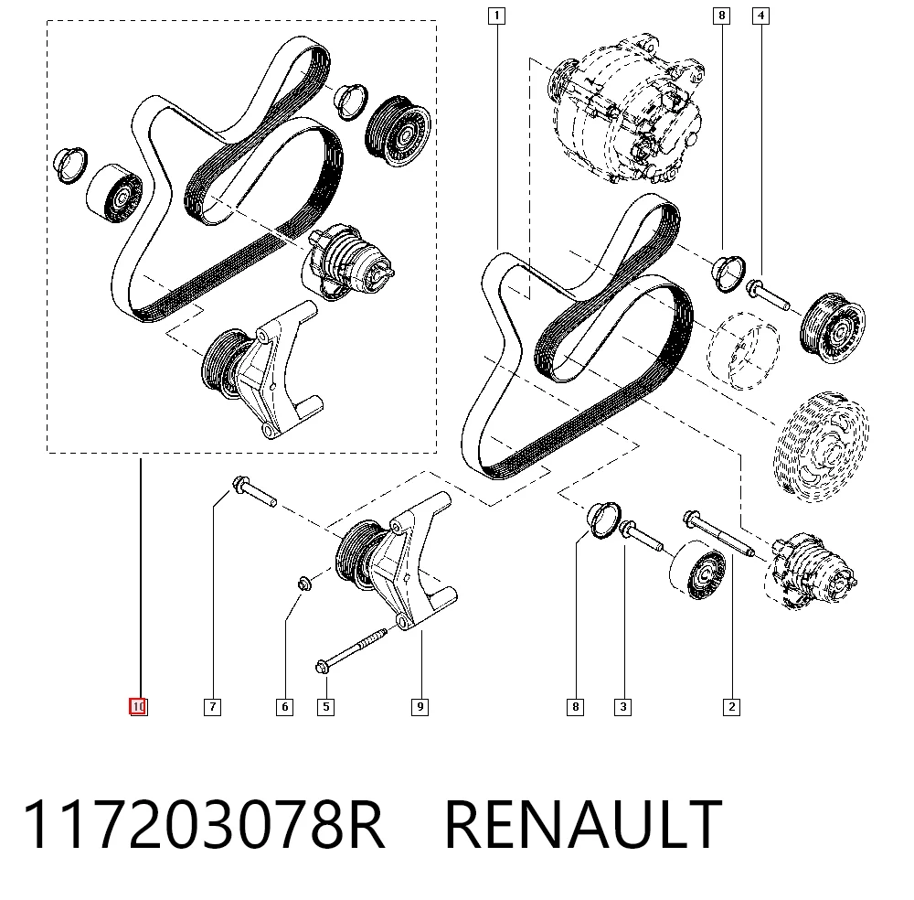 Купить A2009930196 Mercedes Ремень приводной