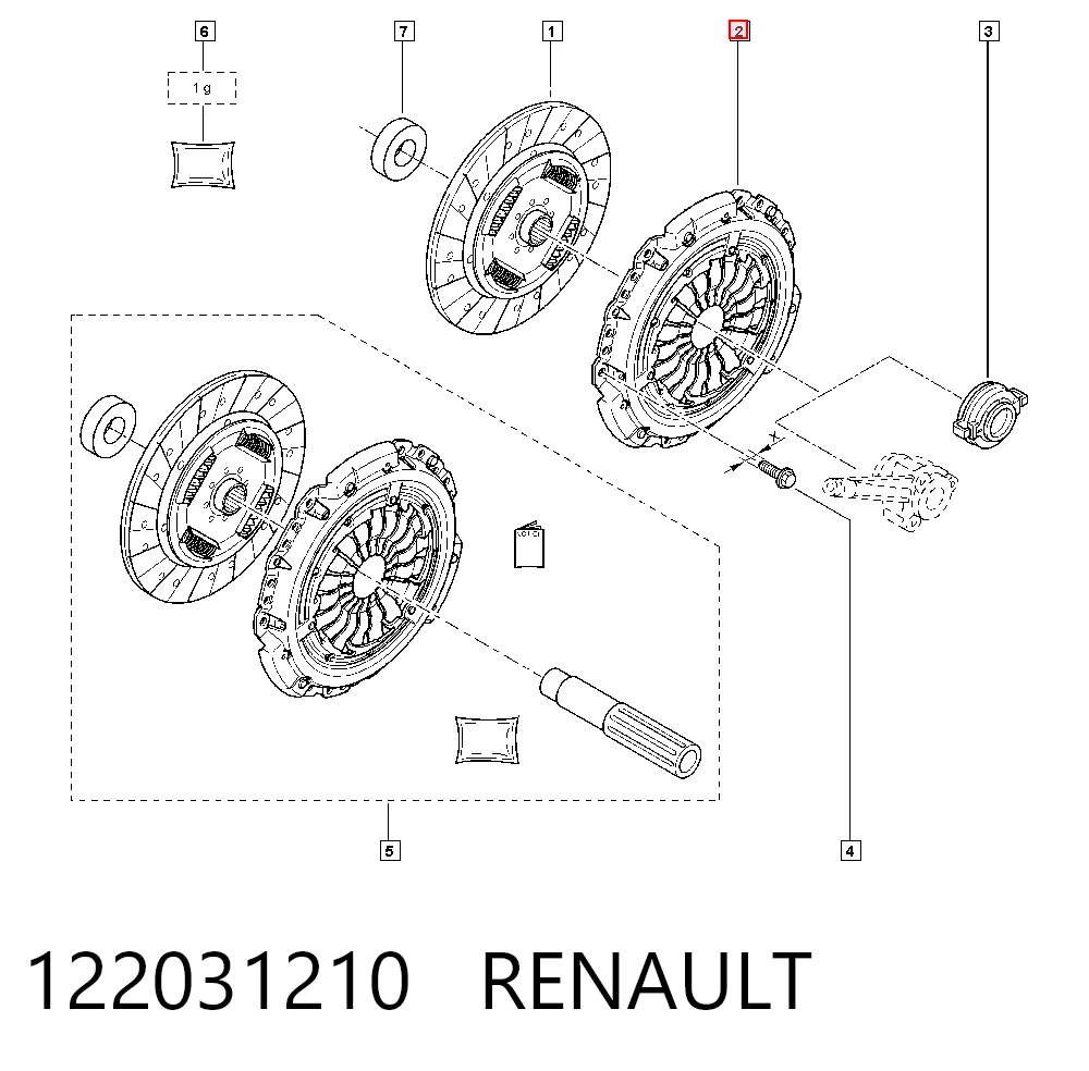 Купить Корзина сцепления Рено Сценик GRAND III JZ0, JZ1