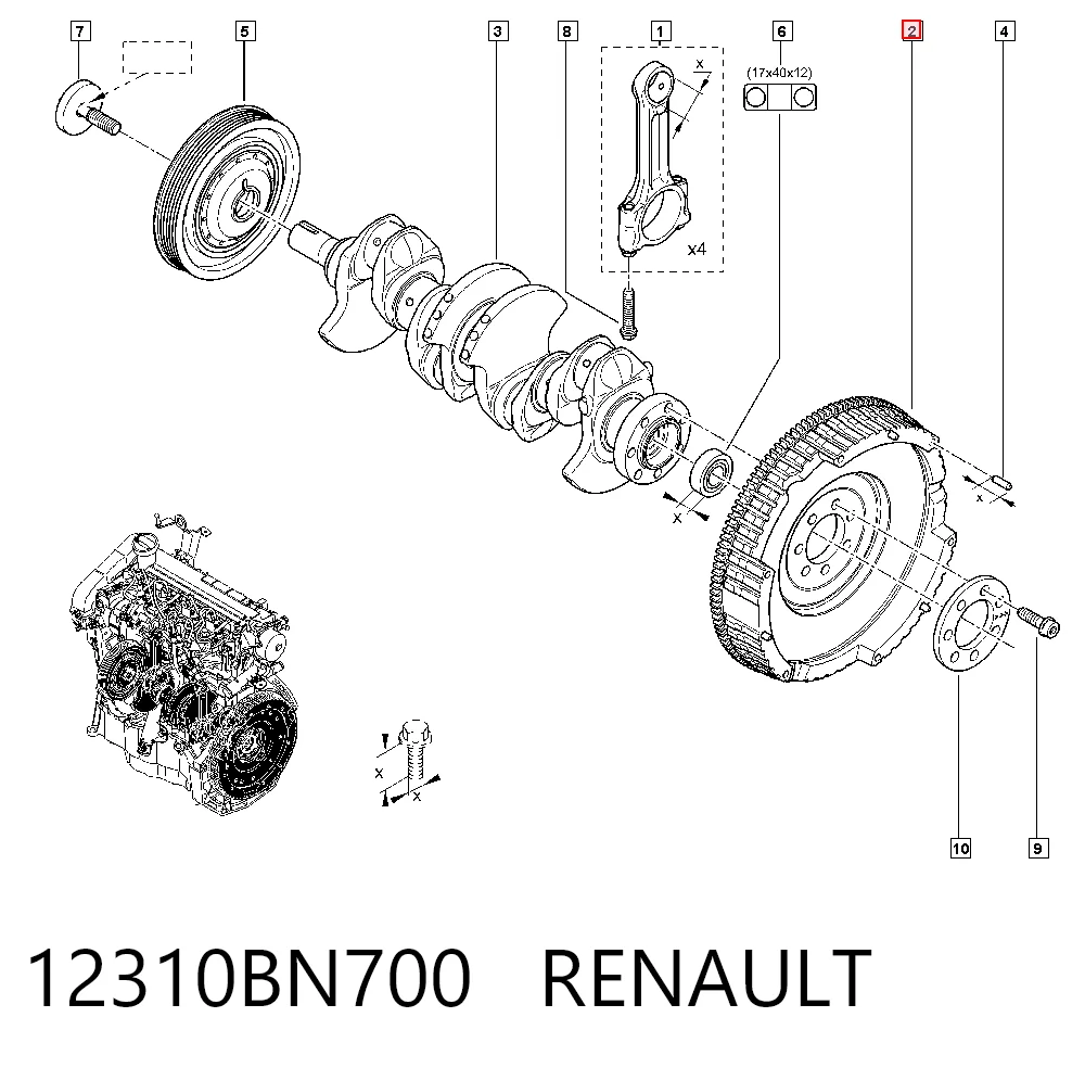Маховик сцепления Polcar VA836004