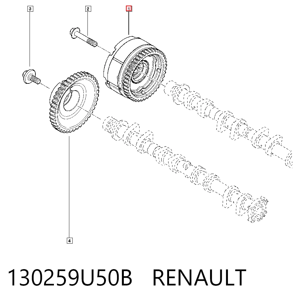 130259U50BZUNI Zuiko Регулятор фаз газораспределения