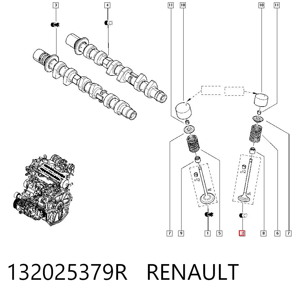 Выпускной клапан V95240 AE