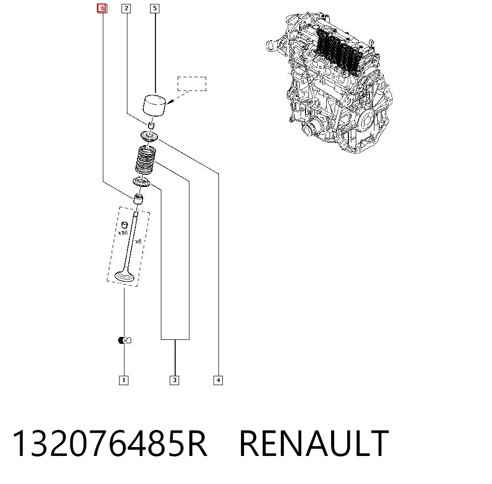 Маслосъемный сальник клапана впуск/выпуск Nissan Almera TINO минивэн (V10) (2000 - 2005) цена, от 1.00 USD