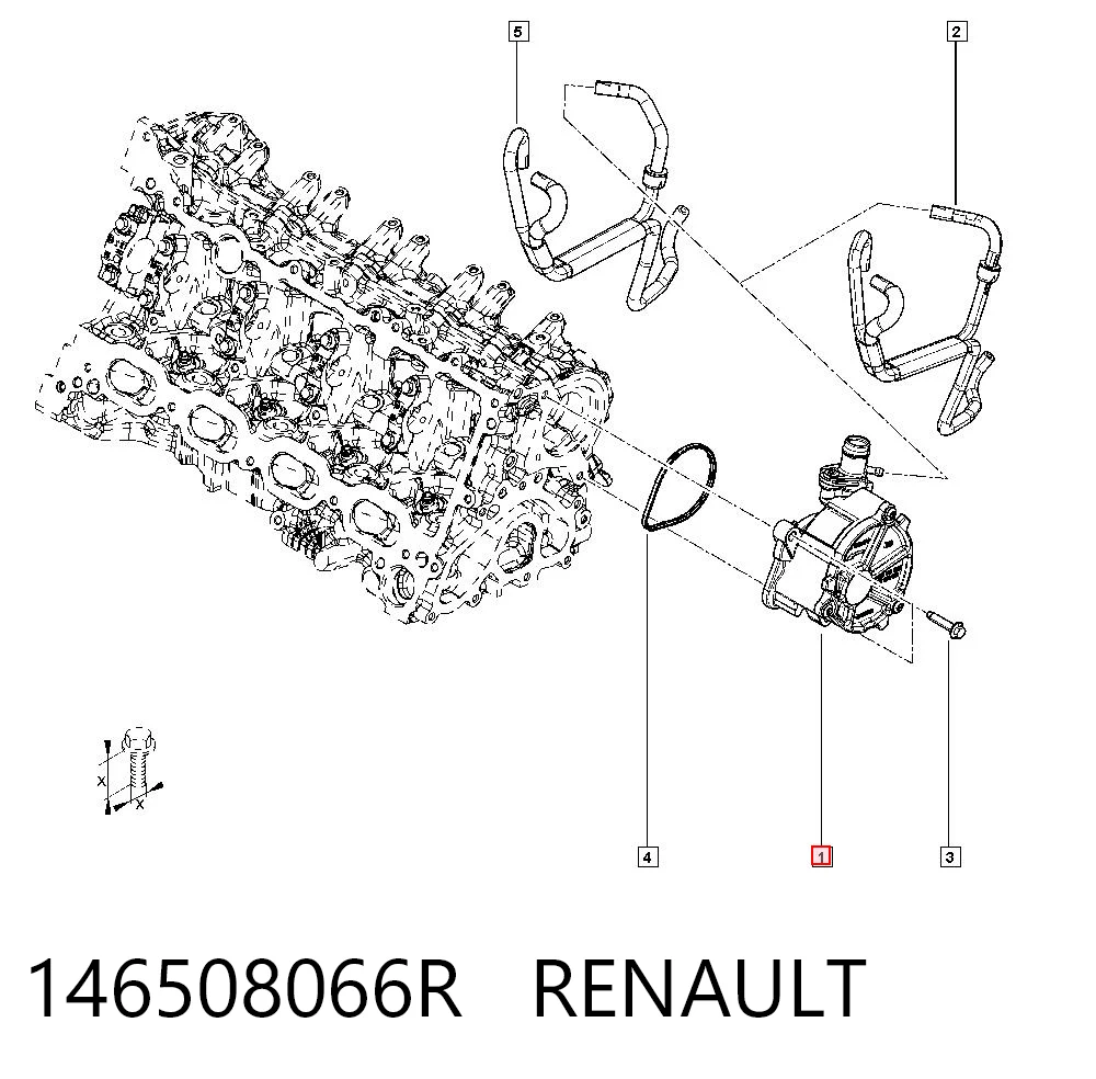 146508066R Renault (RVI) Механический вакуумный насос