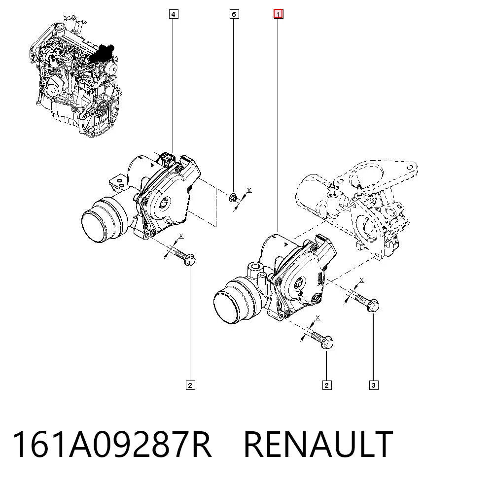Дроссельная заслонка в сборе Renault Megane IV универсал (K9A, K9M, K9N) (2016 - 2026) цена, от 31.00 USD