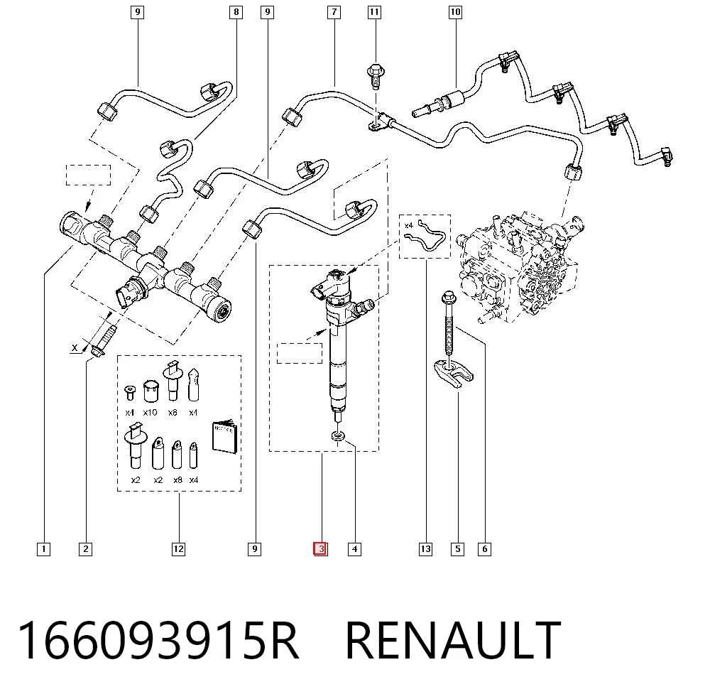  Топливные форсунки Renault Trafic 2
