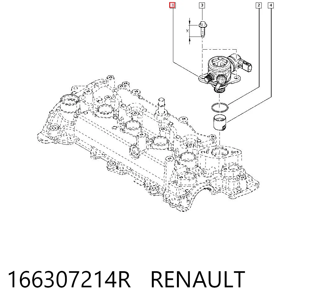 166307214R Renault (RVI) Насос топливный высокого давления (ТНВД)