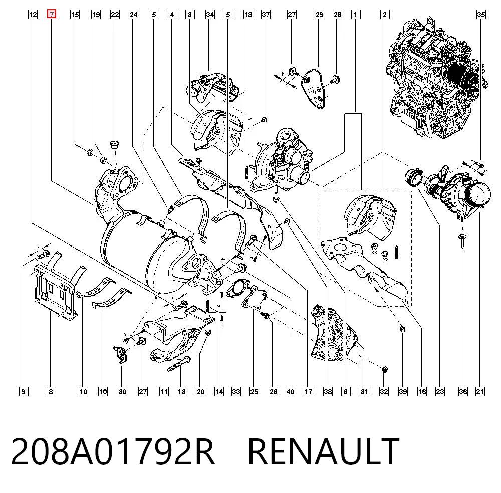 Купить Катализатор Рено Сценик GRAND III JZ0, JZ1