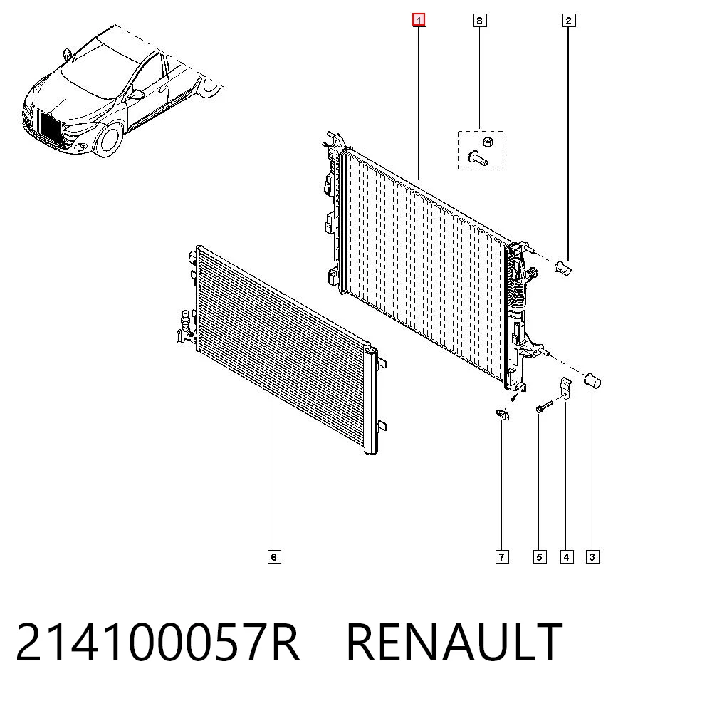 Радиатор BM2006 Magneti Marelli