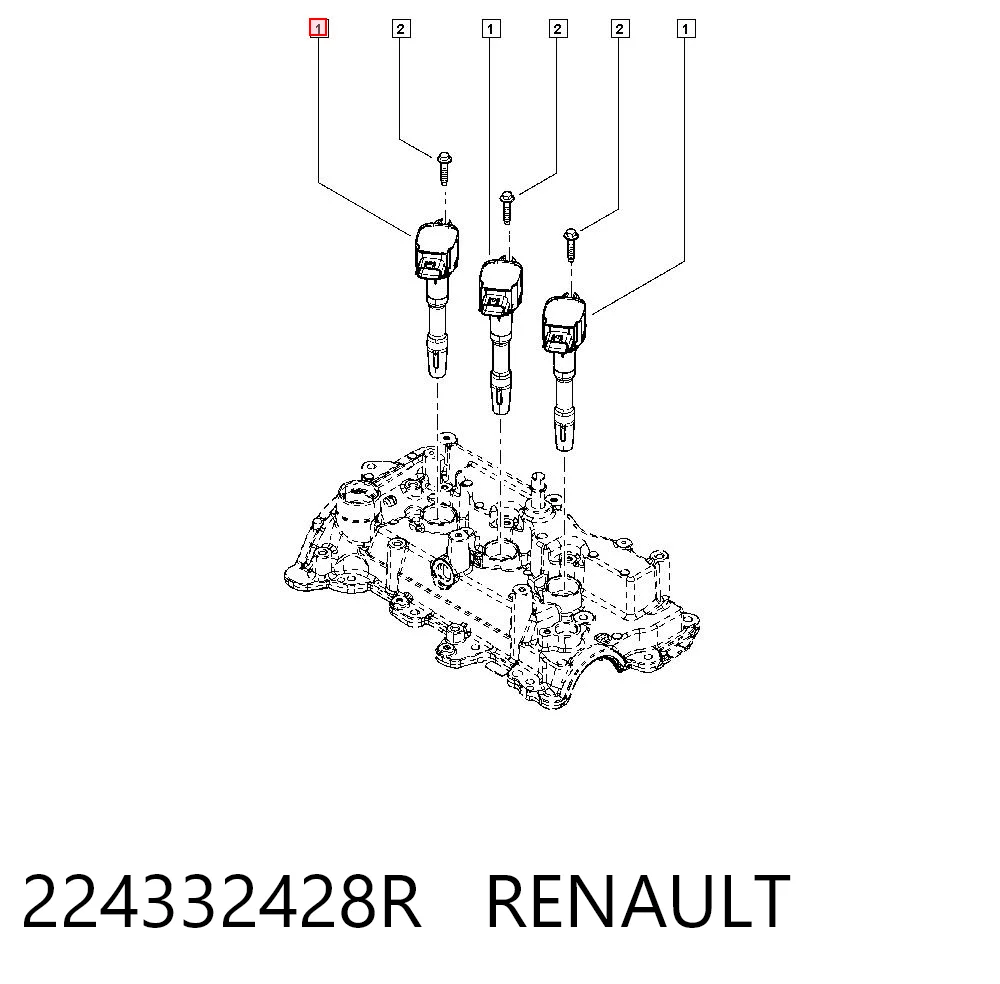 224332428R Renault (RVI) Катушка зажигания