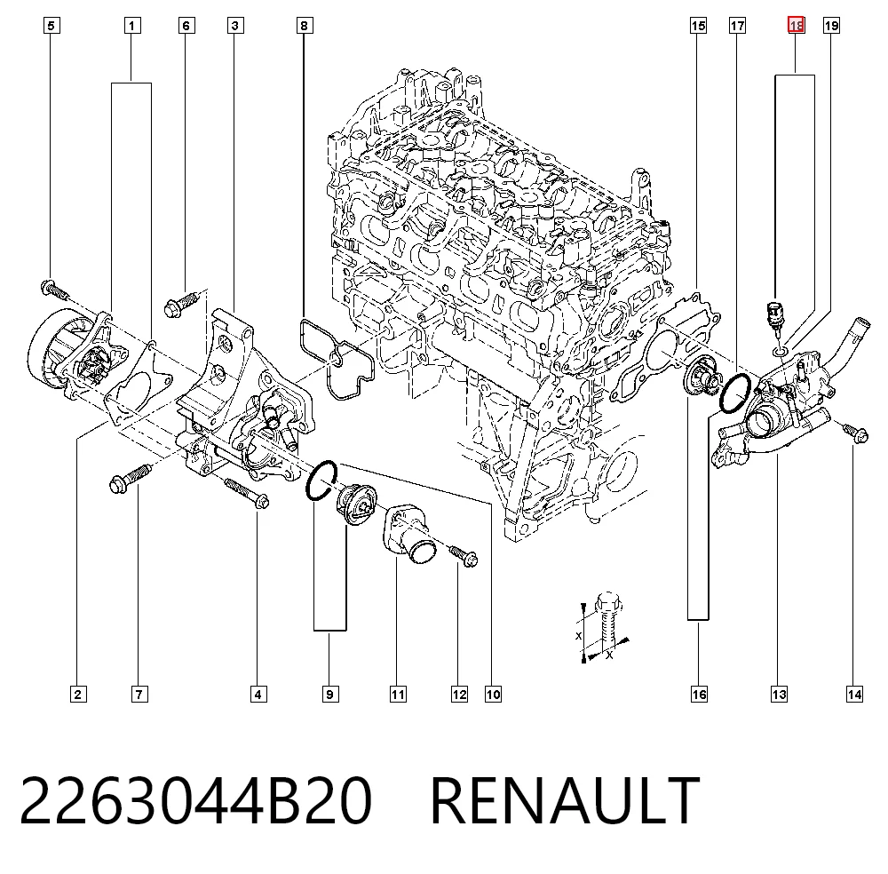 2263044B20 Renault (RVI) Термовыключатель