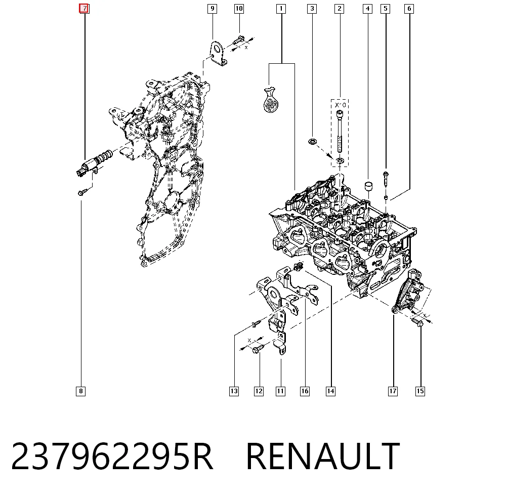 237962295R Renault (RVI) Клапан положения фаз распредвала