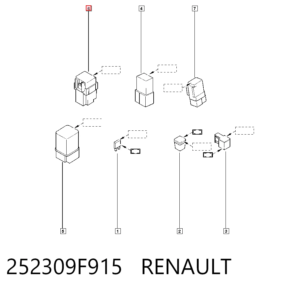 Реле вентилятора Nissan JUKE JPN хэтчбек (F15) (2010 - 2019) цена, от 3.39 USD