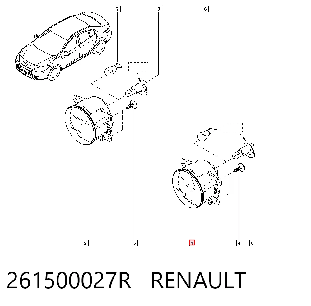  Противотуманки Renault Trafic 3