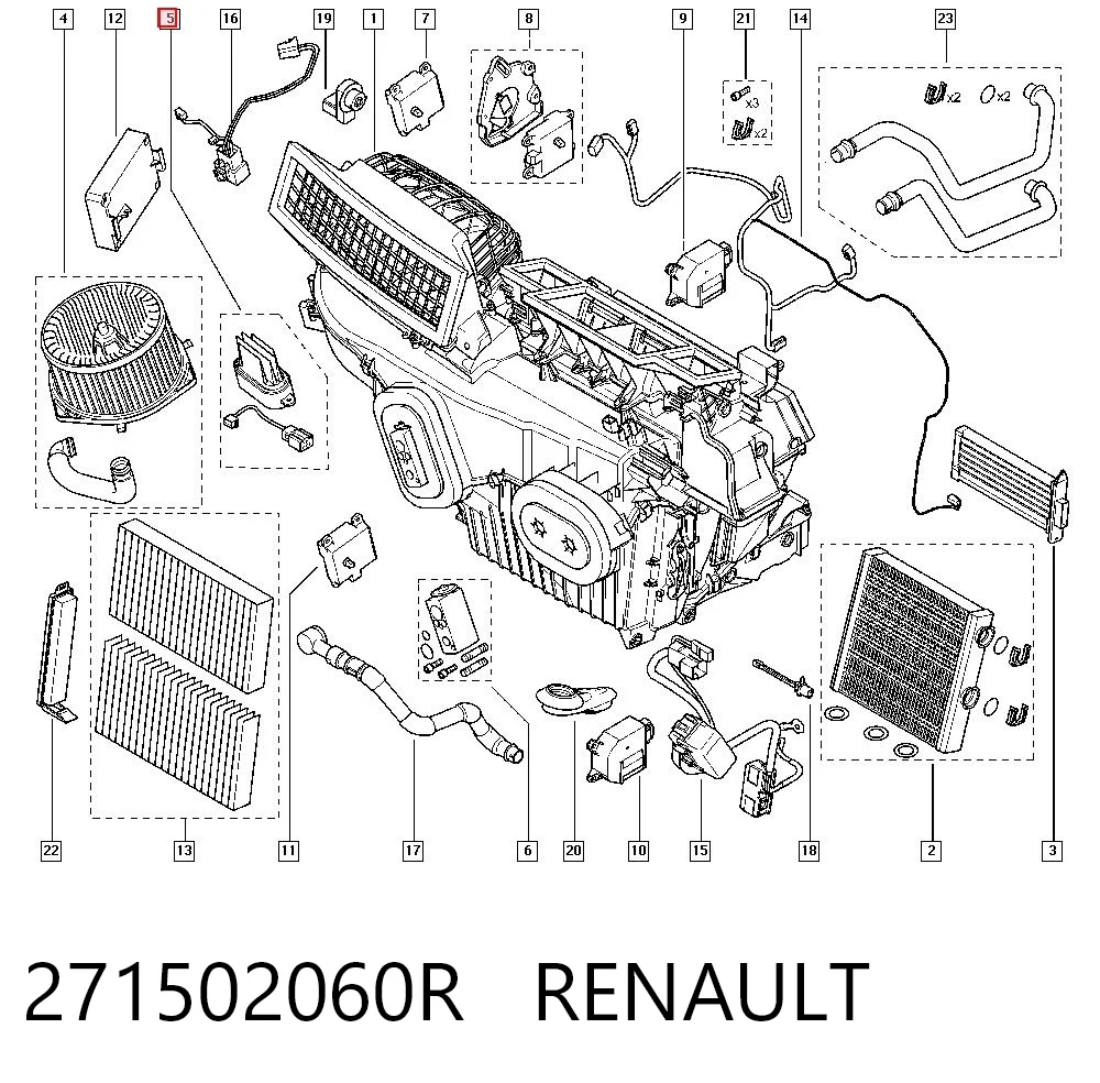 271502060R Renault (RVI) Реле печки
