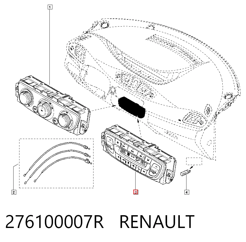 Купить Блок управления кондиционером Рено Сценик GRAND III JZ0, JZ1