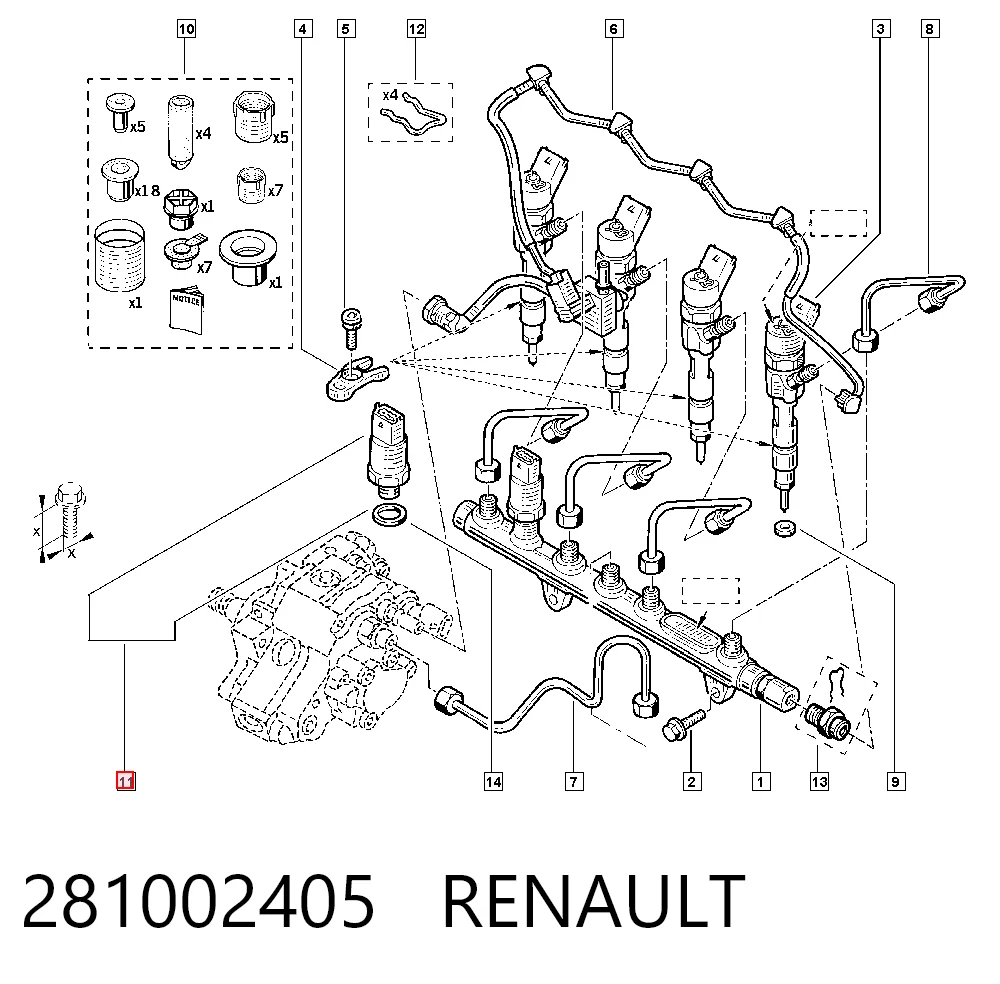281002405 Renault (RVI) Манометры