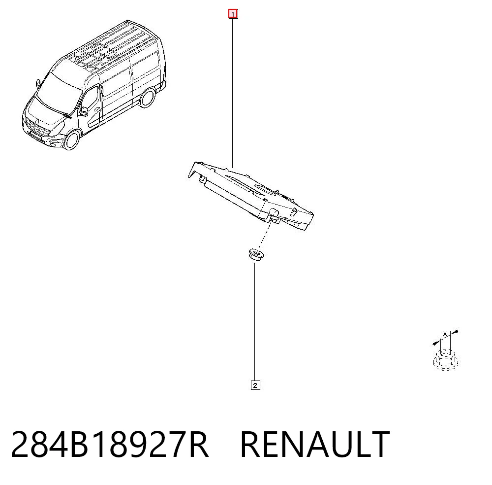 Блок управления систем комфорта на Renault Master III FV