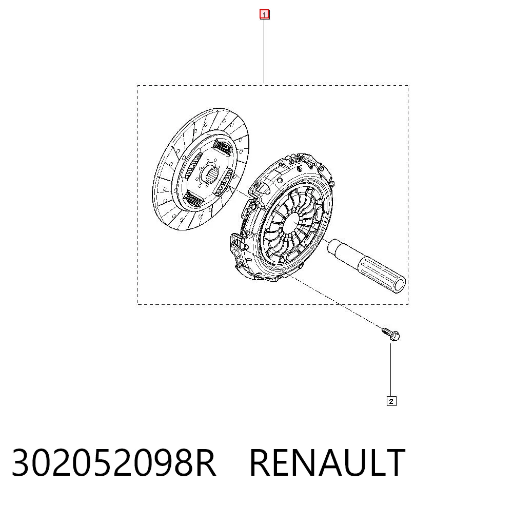  Сцепление Renault Megane 4